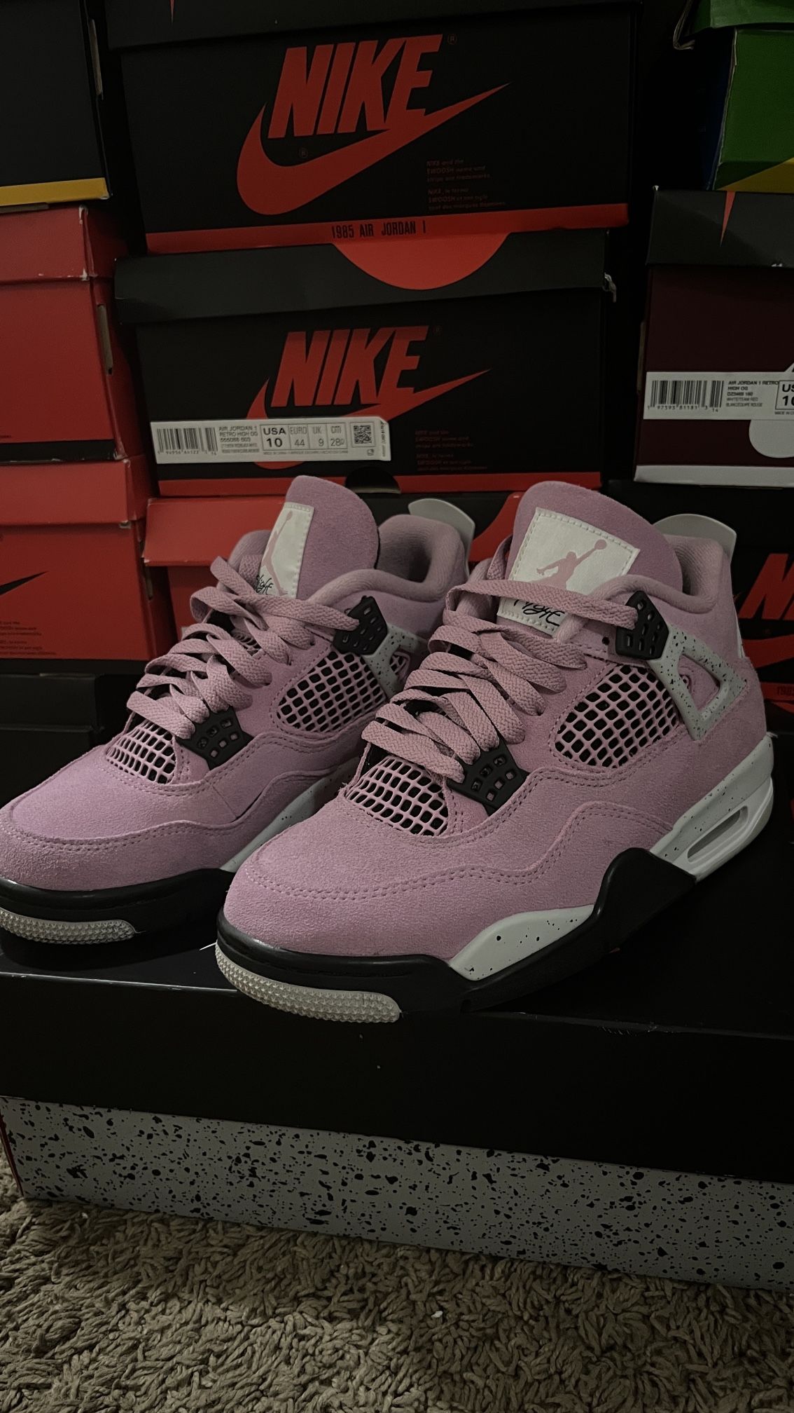 Air Jordan Orchid 4’s