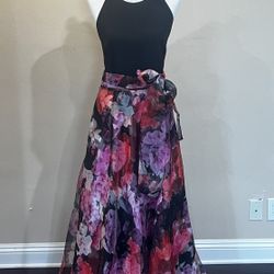 Eliza J Floral Gown