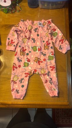 6-9month “The Grinch” Christmas Pjs