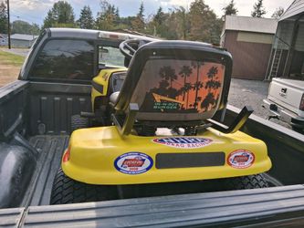 ($800/obo) Custom craftsman Yellow Go-Kart NHRA Drag Racing