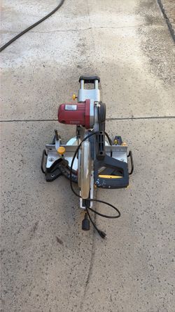 Bench Sliding Compound Miter Saw  Brand Chicago  Electric