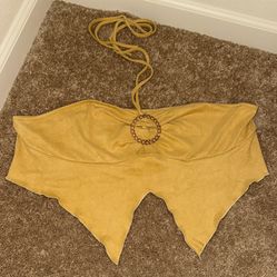 Halter Yellow Top