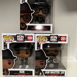 Funko Pop! JMJ RUN DMC 4EVER Lot