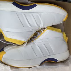 Adidas Crazy 1 ‘The Kobe’ Lakers Home White / Yellow  (467309) Men 9.5 US 2006