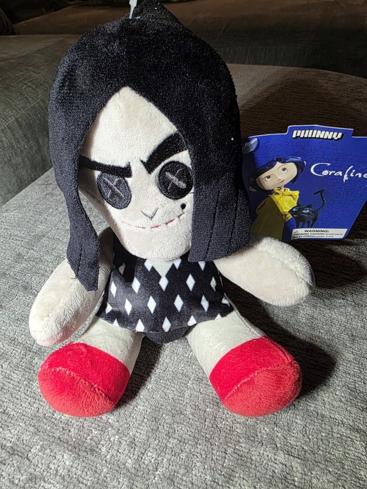 Kidrobot Coraline "Other Mother" Phunny Plush NWT