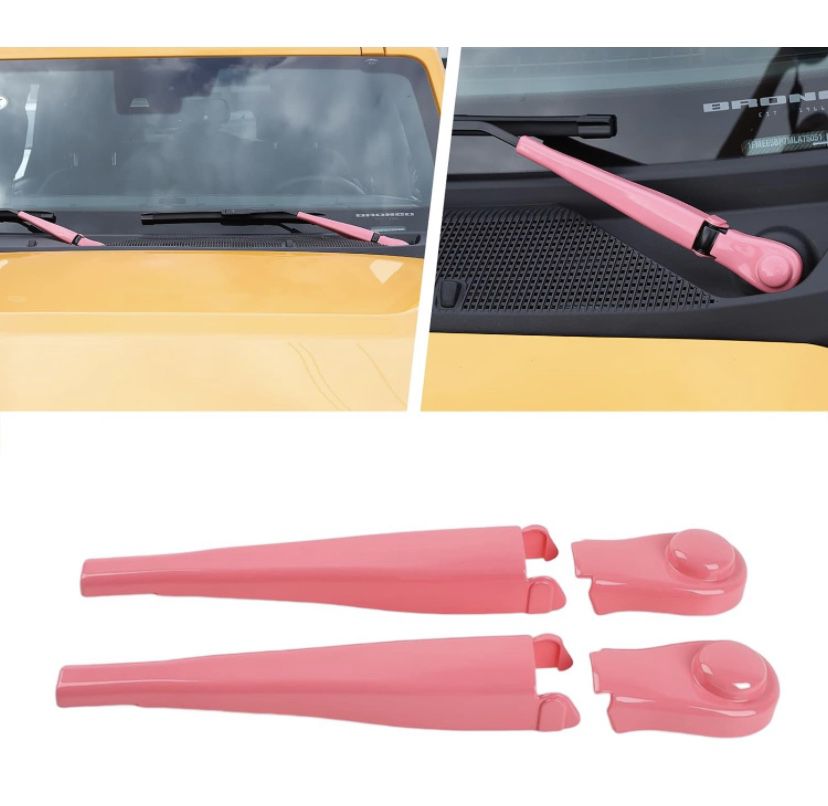 ABS Front Windshield Wiper Blade Cover Trims