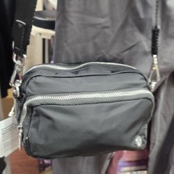 Cross Body Bag Sliver An Black