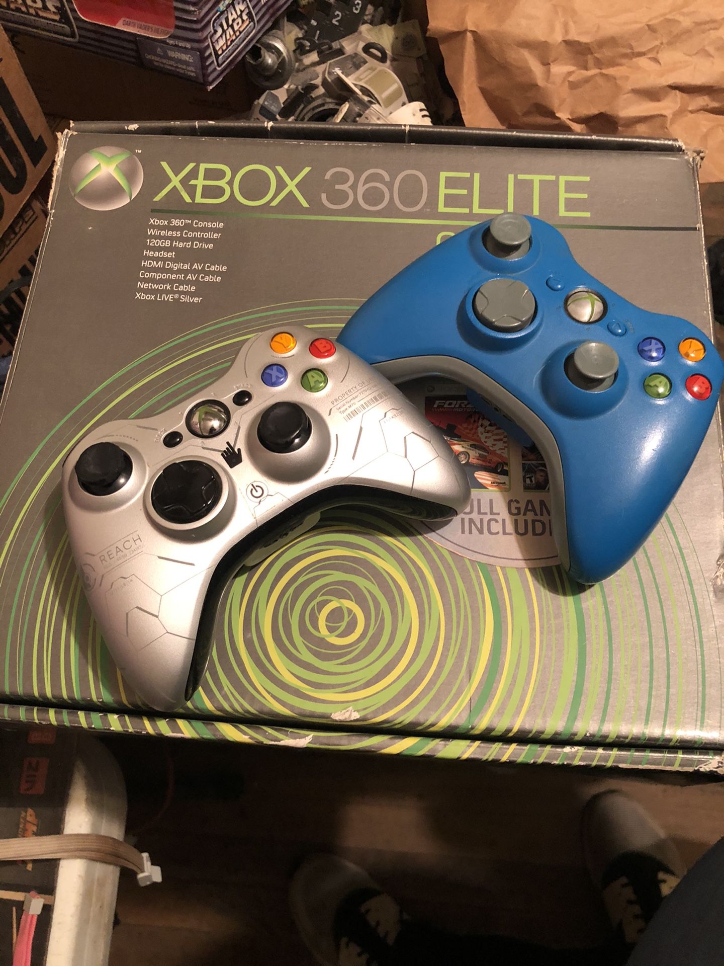 Elite Xbox 360 Console Types Xbox 360 Elite! Original Box! Games! - Main Image