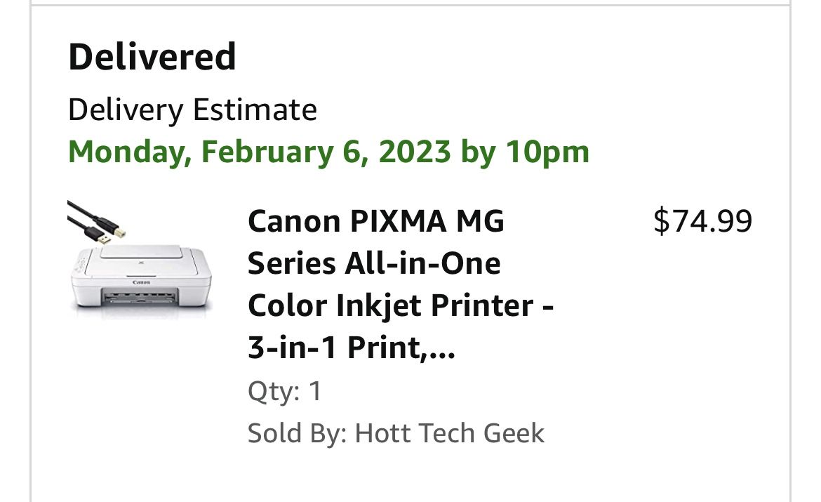 Canon PIXMA All-In-One Printer