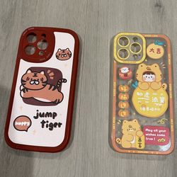 iphone 13 Pro Max tiger Case x 2