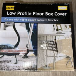 Hubbell Round Gray Plastic Electrical Box Cover