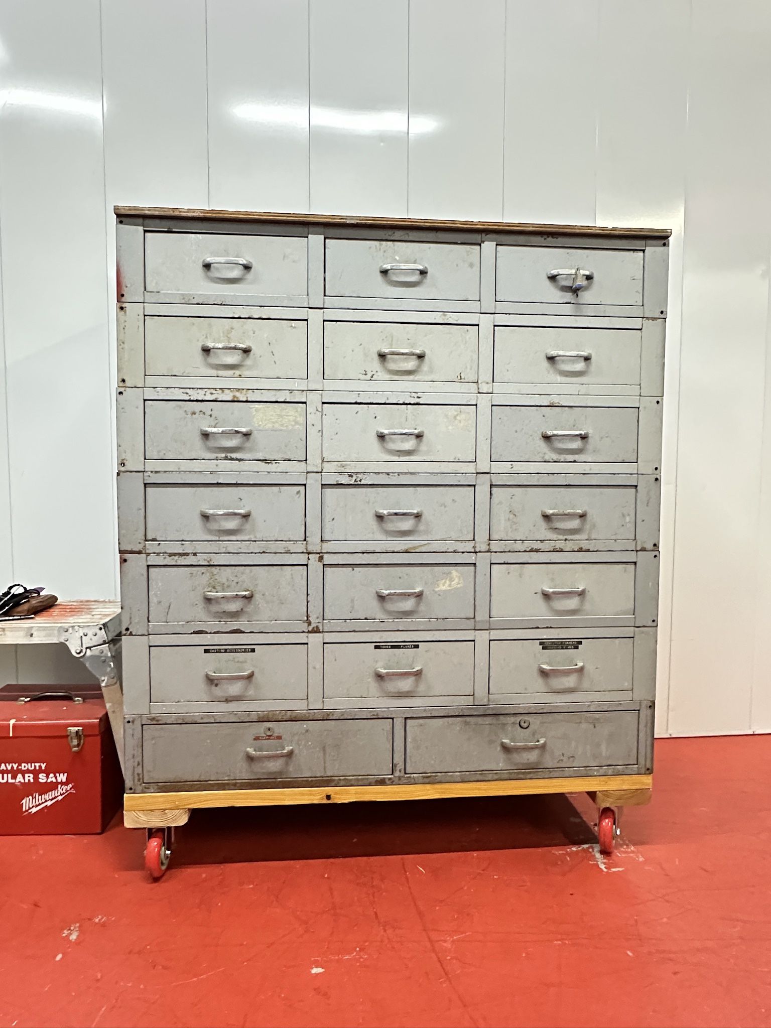 Large Multi Drawer Steel Storage Cabinet 
