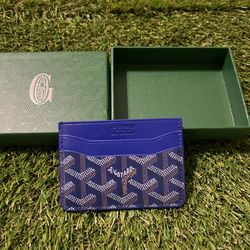 Blue Goyard Men’s Card Holder