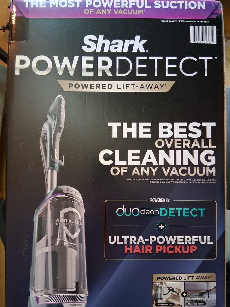 Shark® POWERDETECT™ Upright Bagless Vacuum + Ultimate Cleaning Tools 5 Year Warranty! #1 Vacuum in USA! NEW IN BOX SEALED