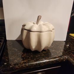Ceramic Pumpkin Bowl Soup Tureen