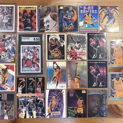 Shaquille O’Neal Card Lot 