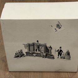 Heritage Village Dept. 56 A Christmas Carol Reading by Charles Dickens Set of 4