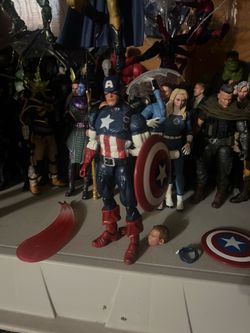 Custom Captain America Alex Ross Marvel Legends