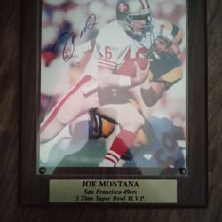 Joe Montana Autograph Asking $100 OBO