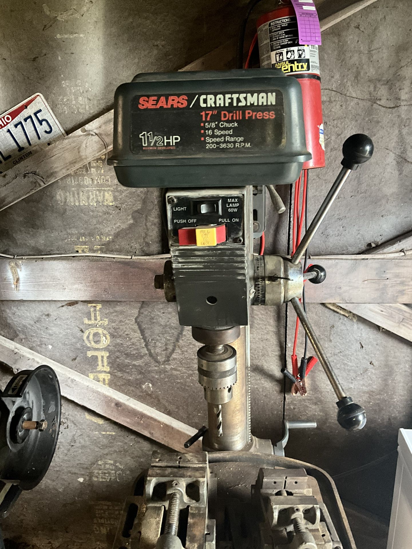 Sears/Craftsman 1.5 Hp Drill Press 100bucks!