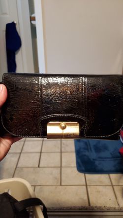 Authentic coach wallet with check book