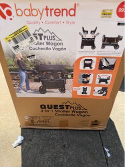 Baby Trend Quest PLUS 3-in-1 Stroller Wagon – Madrid Green – Brand New - Retail $300