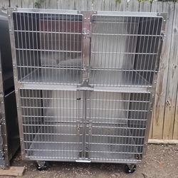Stainless Steel Vet Cages