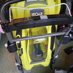 Electric Lawn Mower & Weed Trimmer Bundle! 