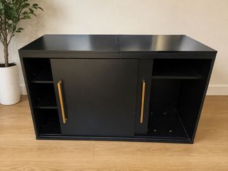 Black Storage Cabinet / Buffet Cabinet