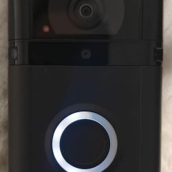 Ring Video Doorbell 3 Plus - Black - 1080p HD Video - Pre-Owned - Model 5UM6E5