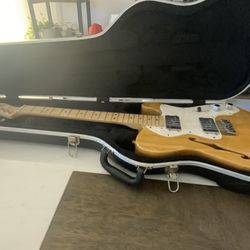 Fender Classic Series Thinline Electric Guitar W Hard Carry Case & Strap - Pompano Beach - Read Description
