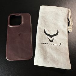 iPhone 14 Pro Cretanbull MagSafe Leather Case Espresso