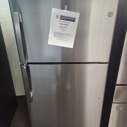 21.9 cu. ft. Top Freezer Refrigerator in Fingerprint Resistant Stainless Steel, Garage Ready