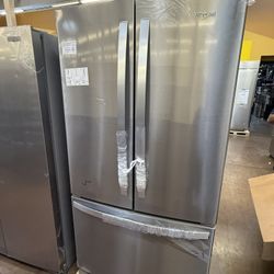 Whirlpool refrigerator 36” 