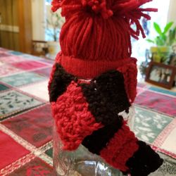 scarf hat mason jar
