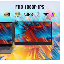 Portable Dual Monitor 14'' 1080P, Dual Display, USB C and HDMI, Plug-Play, for Mac and Windows', "Fits 13''-17.3'' Laptops", 'Extender for Lapto