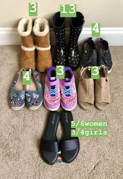 Girl shoes (prices in description) prices vary