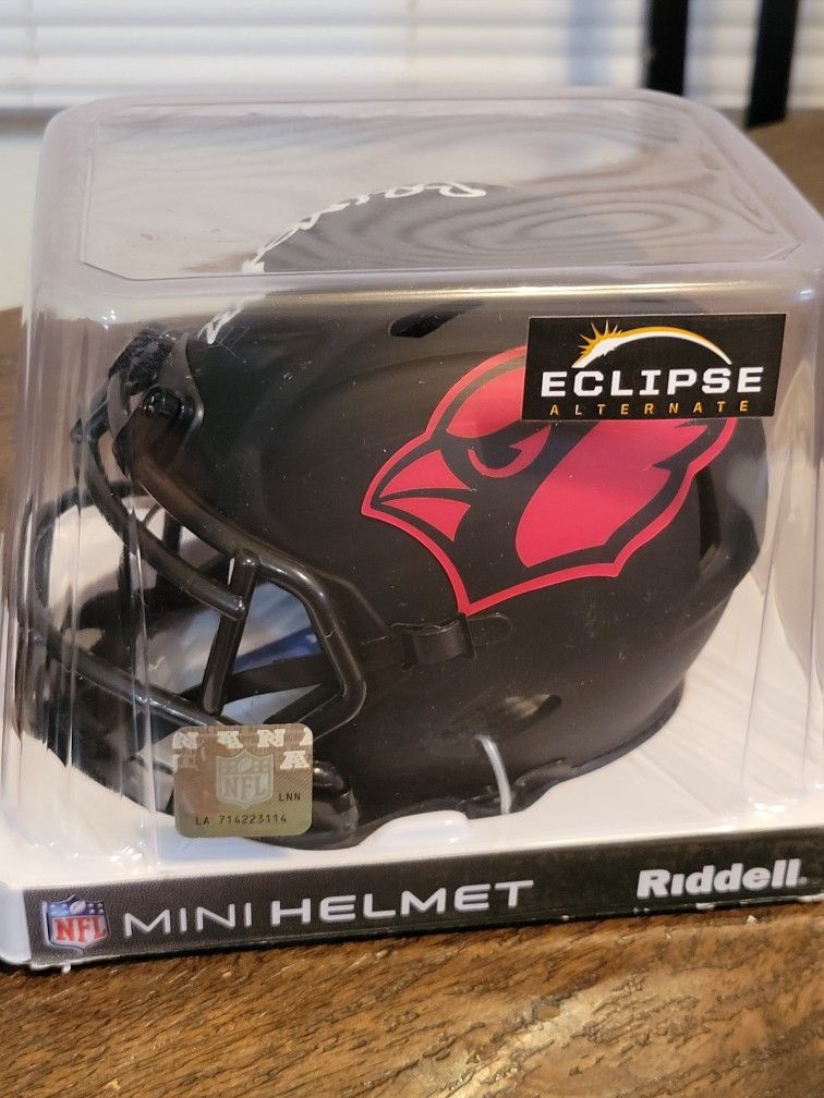 Authentic Signed Budda Baker NFL Mini Helmet. Comes With Beckett Certificate Of Authenticity.
