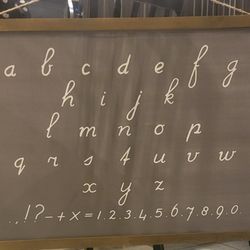 Large Alphabet/Numbers Hangable Sign - $5