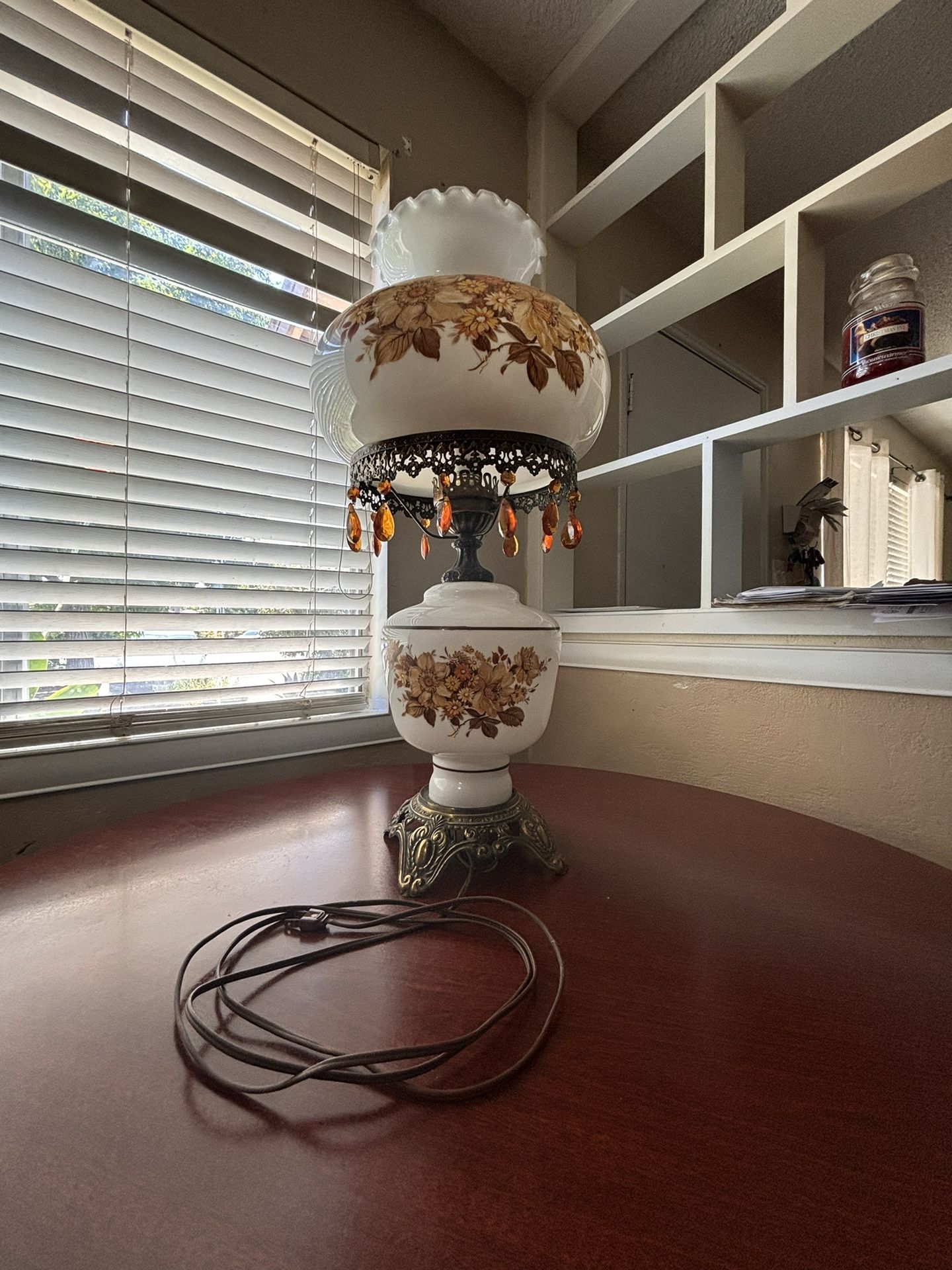 Vintage Hurricane Lamp
