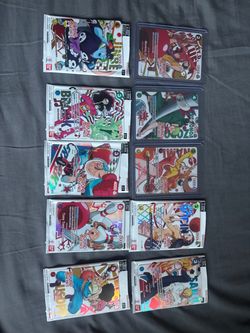 One Piece Round Card Game Set of 10