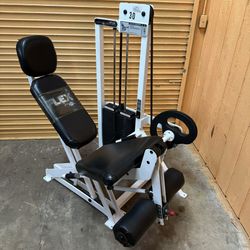 RARE Flex Fitness Belt Driven Leg Extension! 285 Lb Stack - Commercial Gym Equipment