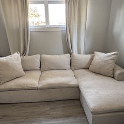 Living Spaces Sectional Couch
