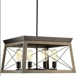 FARMHOUSE SQUARE CHANDELIER LIGHT PROGRESS