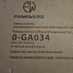 Plates and Bowls Set, 12 Pieces 