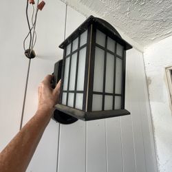 Camera In Outdoor Light Porch Garage Patio 