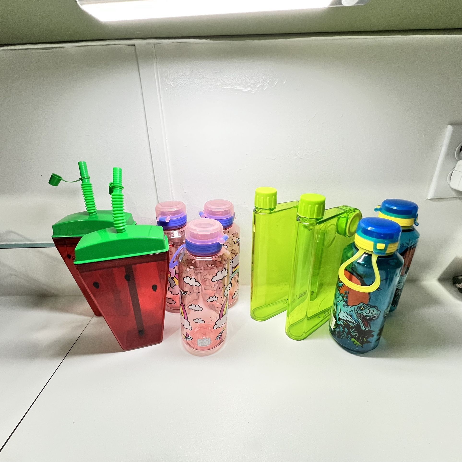 Watermelon Plastic Drinking Tumbler plastic 2 pieces