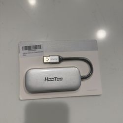 HooToo USB Hub Silver New