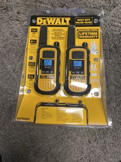 Dewalt  heavy duty walkie talkie dxfrs800