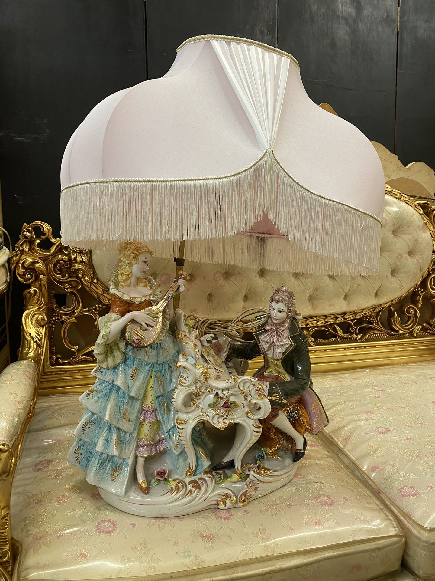 Italian Capodimonte Lamp Italy Check My Other Posts